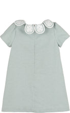 Checks Petal Collar Dress - Green from Anderson Parker