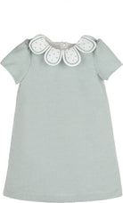 Checks Petal Collar Dress - Green from Anderson Parker