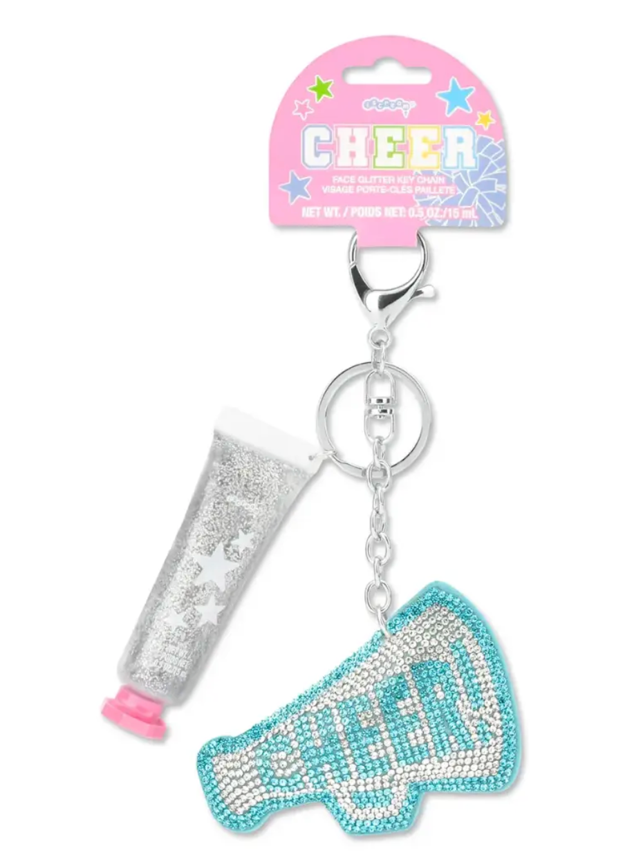 Cheer Face Glitter and Key Chain Set from Anderson Parker