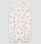 Cherries on Ivory Ruffled Playsuit from Anderson Parker