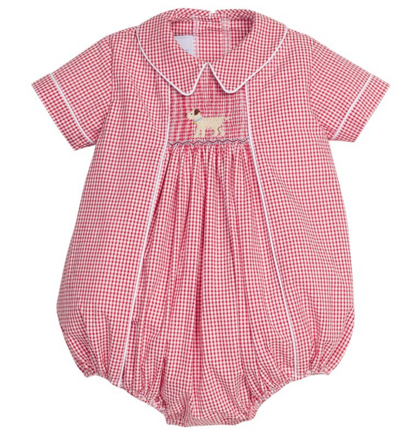 Chest Smocked Bubble - Lab from Anderson Parker