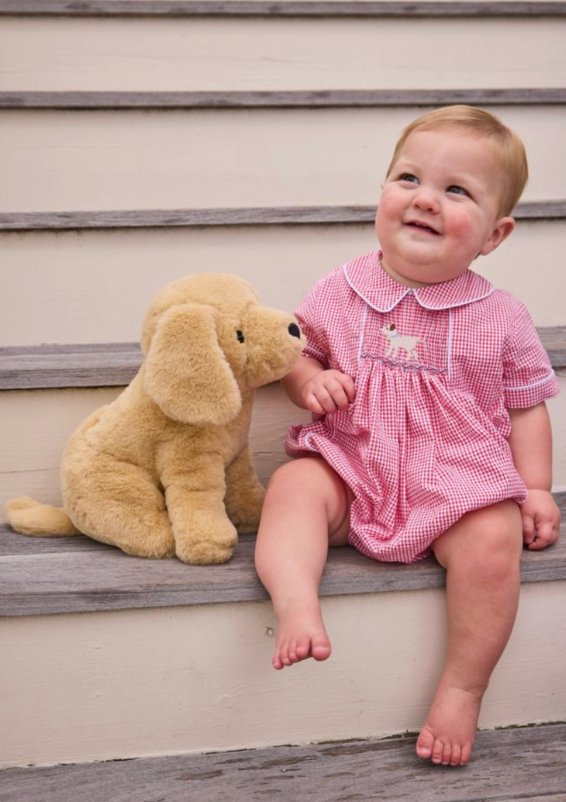 Chest Smocked Bubble - Lab from Anderson Parker