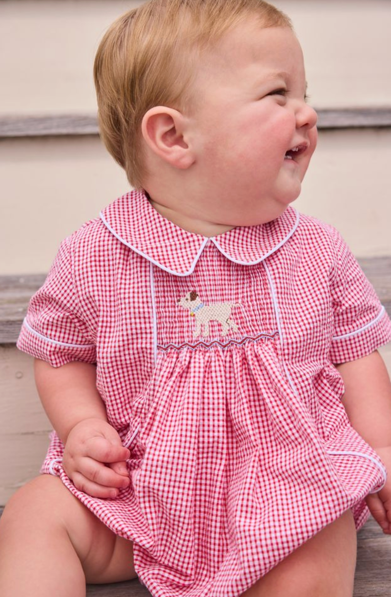 Chest Smocked Bubble - Lab from Anderson Parker