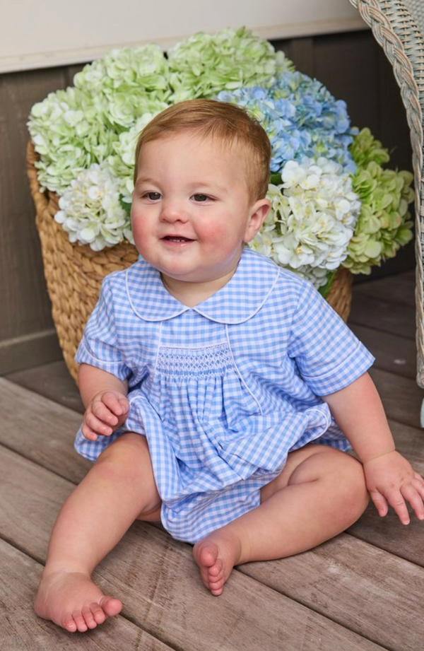 Chest Smocked Bubble - Mayfair Gingham from Anderson Parker
