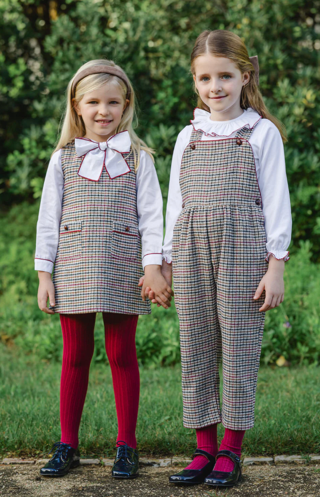 Chestnut Overalls & Girl Polo Set from Anderson Parker