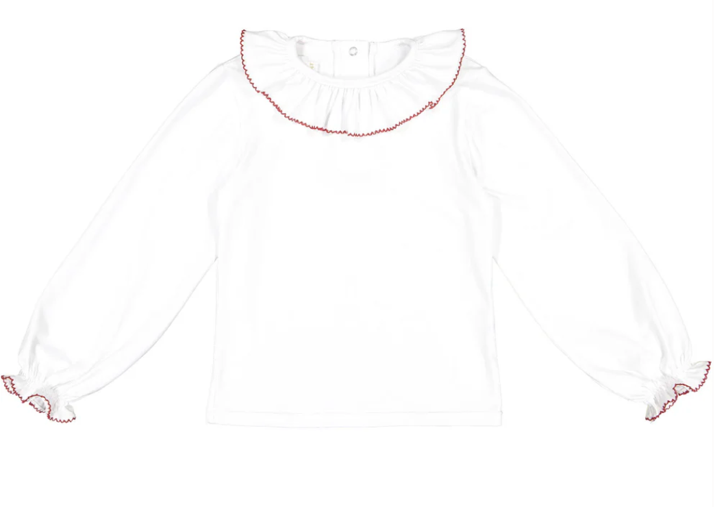 Chestnut Overalls & Girl Polo Set from Anderson Parker