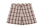 Chocolate Brown Plaid Skort from Anderson Parker