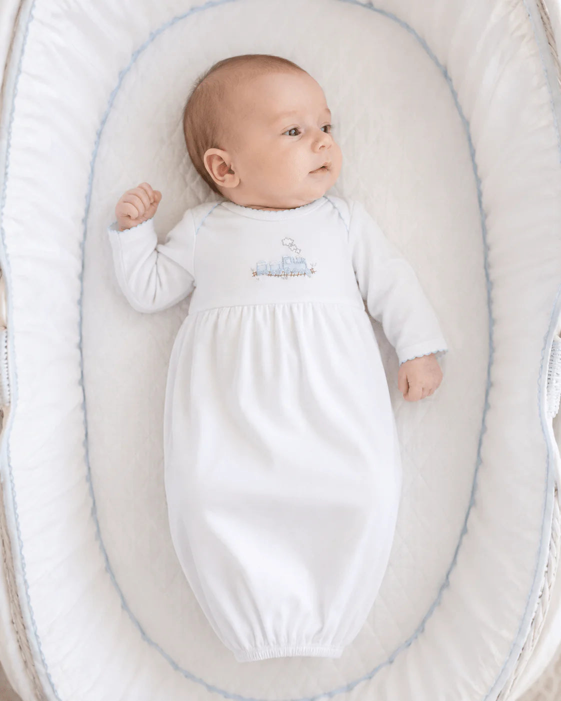 Choo Choo Train Gathered Gown from Anderson Parker