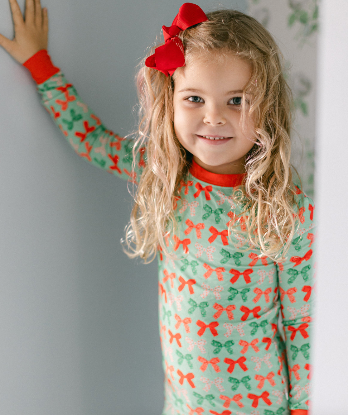 Christmas Bows Premium PJ Set from Anderson Parker