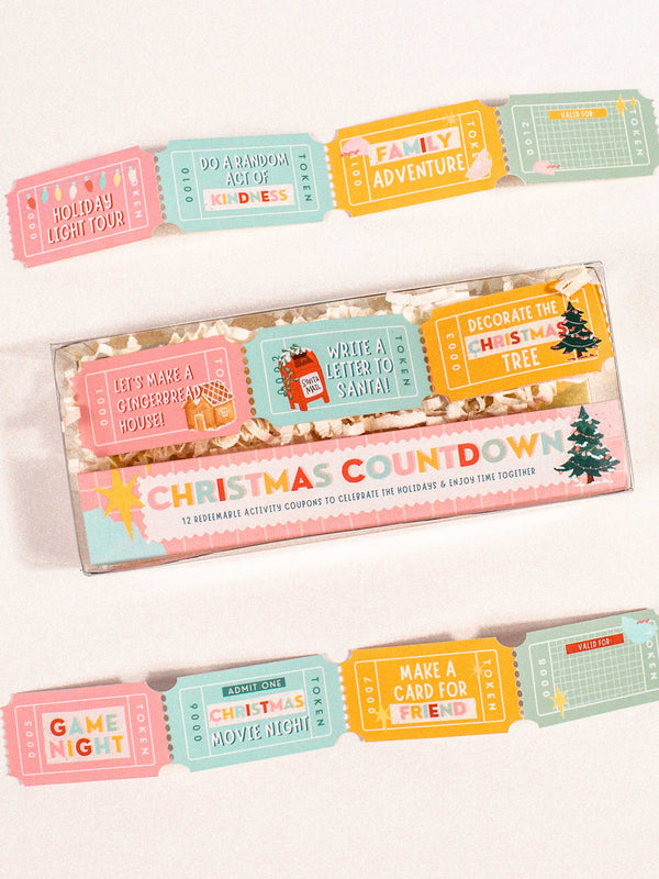 Christmas Countdown for Kids – Holiday Activity Coupon Box from Anderson Parker