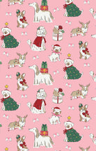 Christmas Dogs Pink - Convertible Romper from Anderson Parker