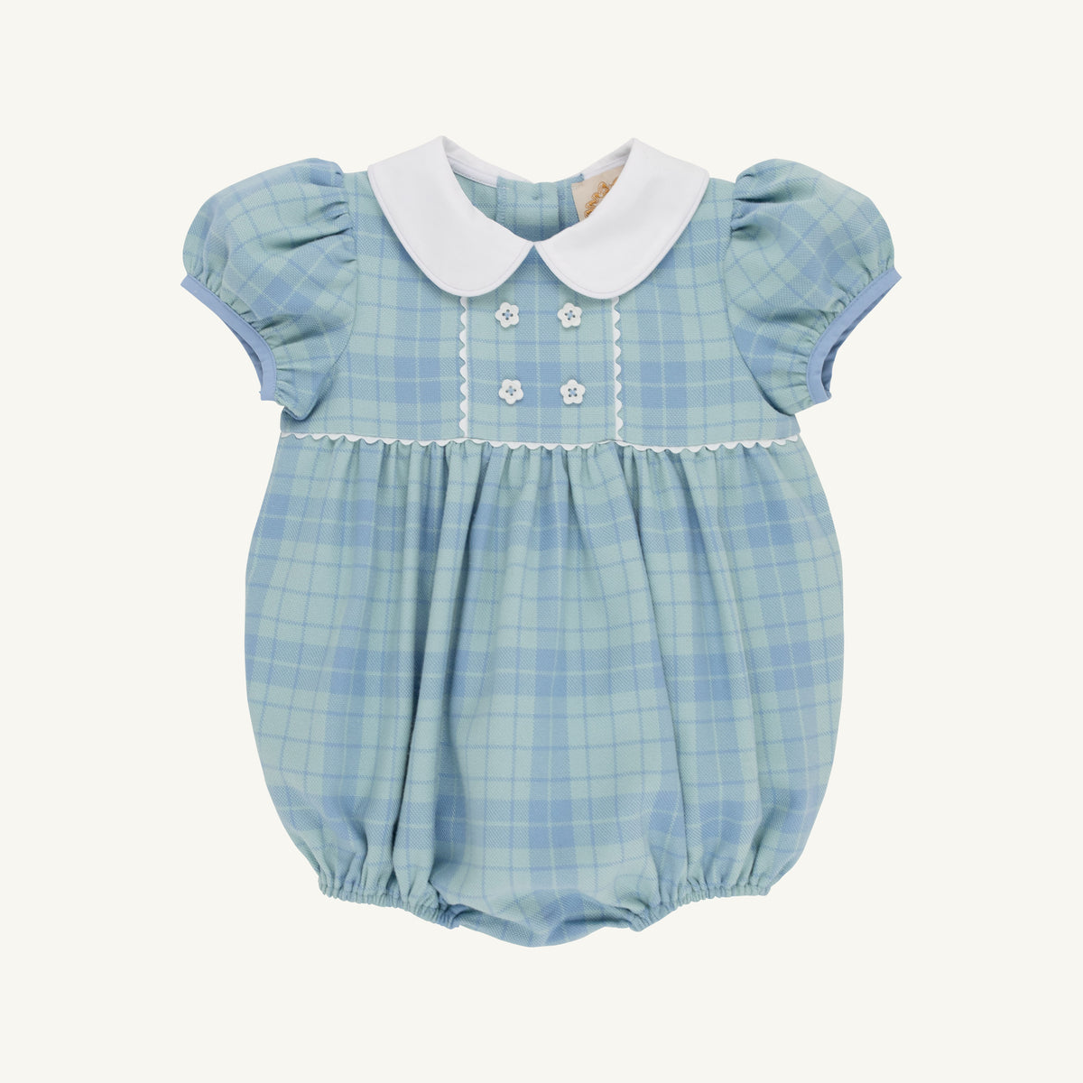 Cindy Lou Bubble - Woven Yarn - Audubon Park Plaid/Worth Ave White from Anderson Parker
