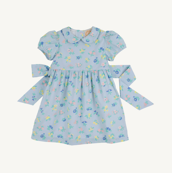 Cindy Lou Sash Dress - Broadcloth - Little London Flowers from Anderson Parker