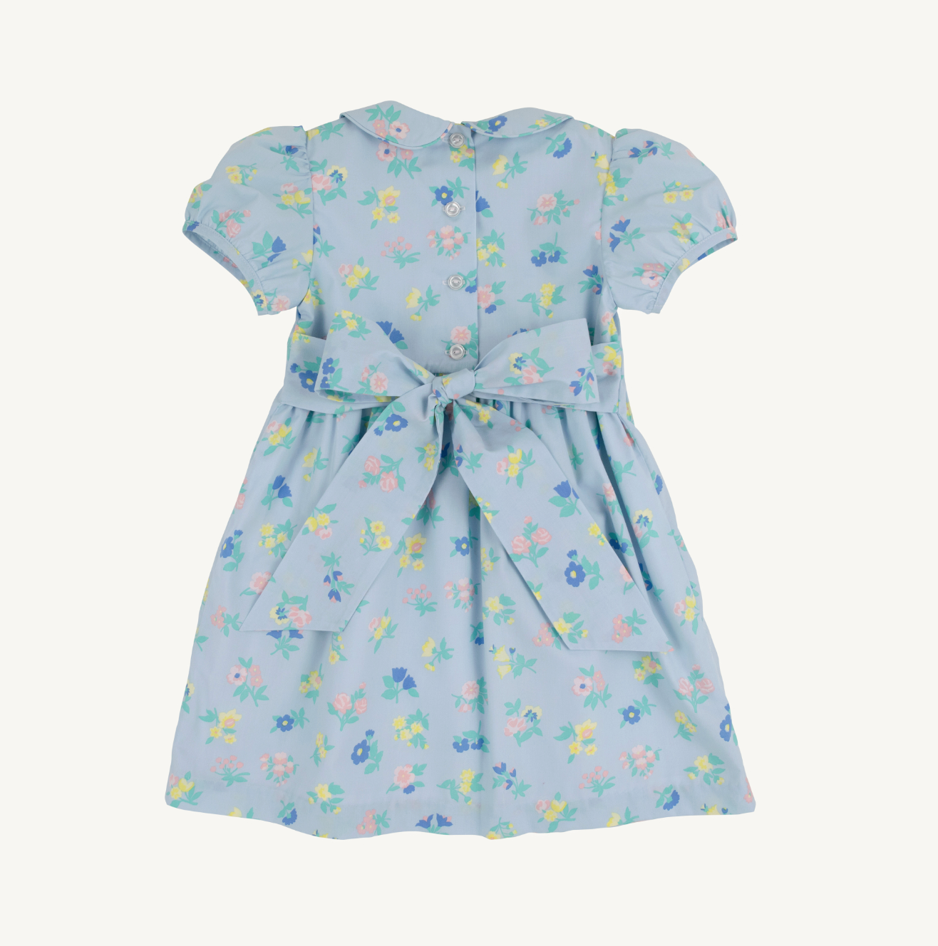 Cindy Lou Sash Dress - Broadcloth - Little London Flowers from Anderson Parker