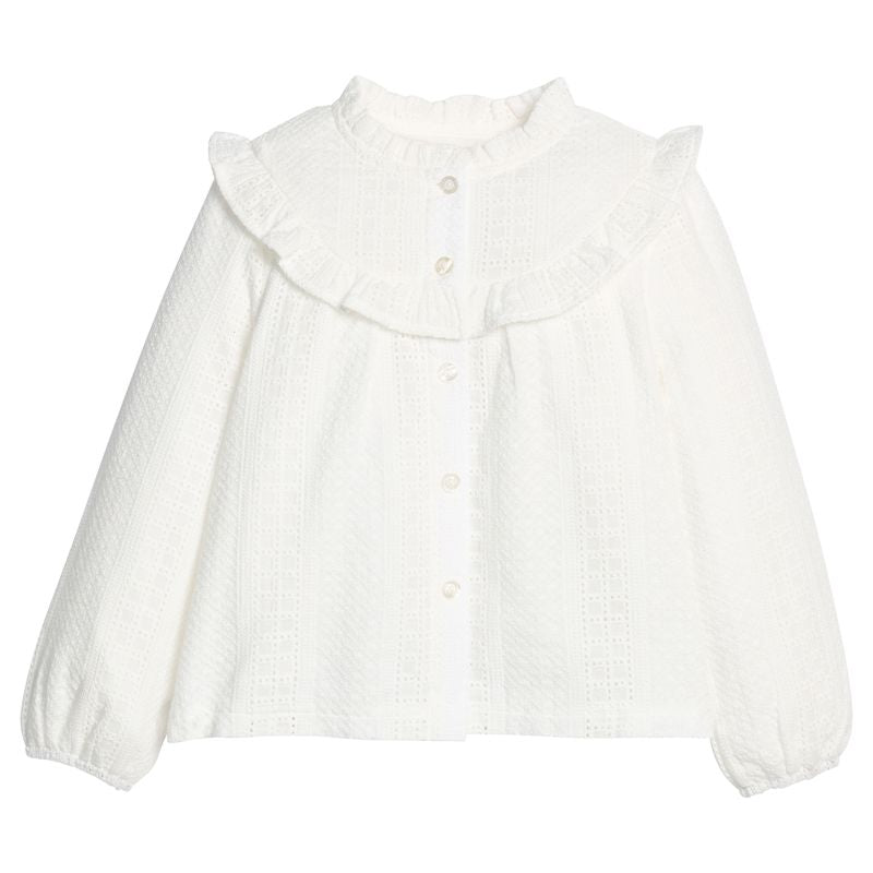 Cintra Top - White Eyelet from Anderson Parker