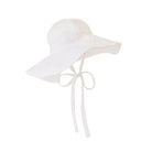 Cissy Sunhat - Seersucker - Worth Ave White Seersucker from Anderson Parker