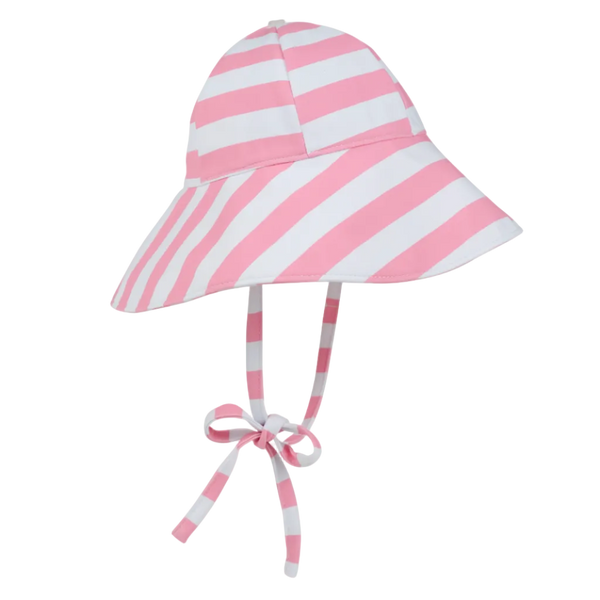 Cissy Sunhat - Swim - Caicos Cabana Stripe (Hamptons Hot Pink) from Anderson Parker