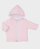 Classic Jacquard Padded Jacket with Hood - Pink from Anderson Parker