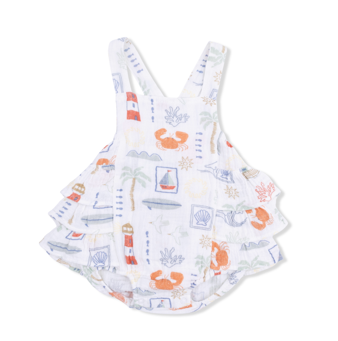 Club Mediterranean - Ruffle Sunsuit from Anderson Parker