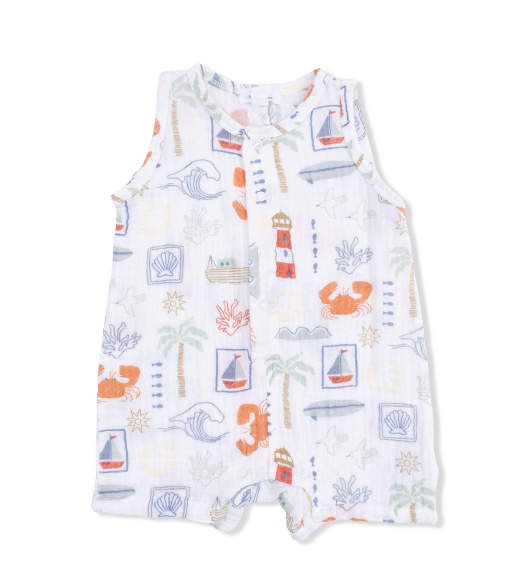 Club Mediterranean - Sleeveless Shortie Romper from Anderson Parker