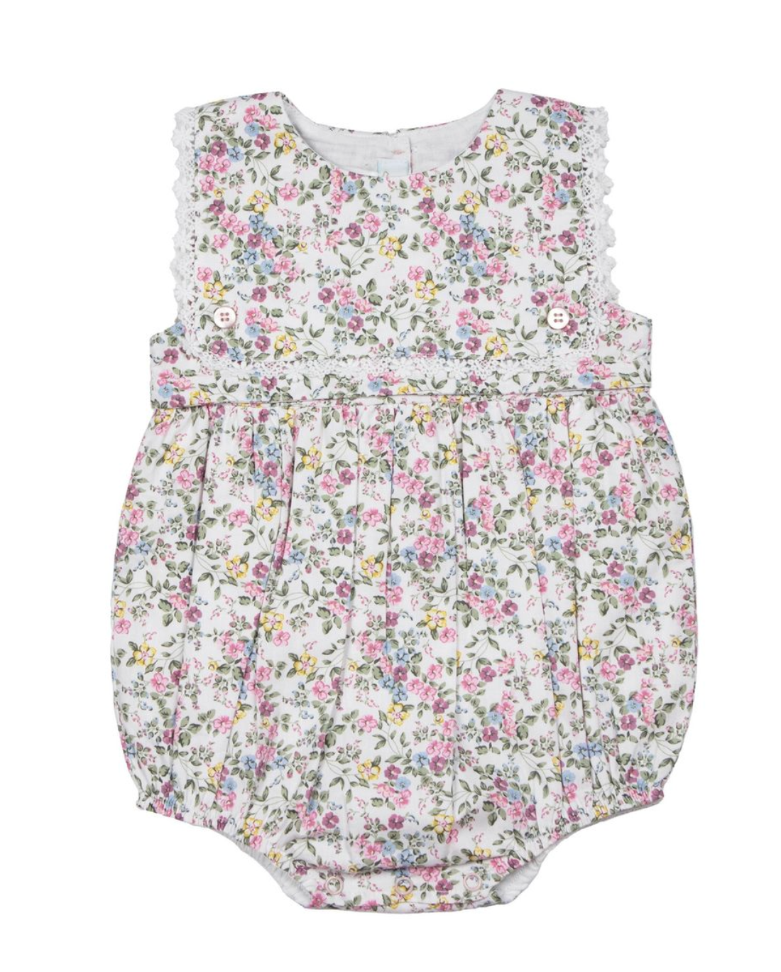 Colette Bubble Romper - Pink Floral from Anderson Parker