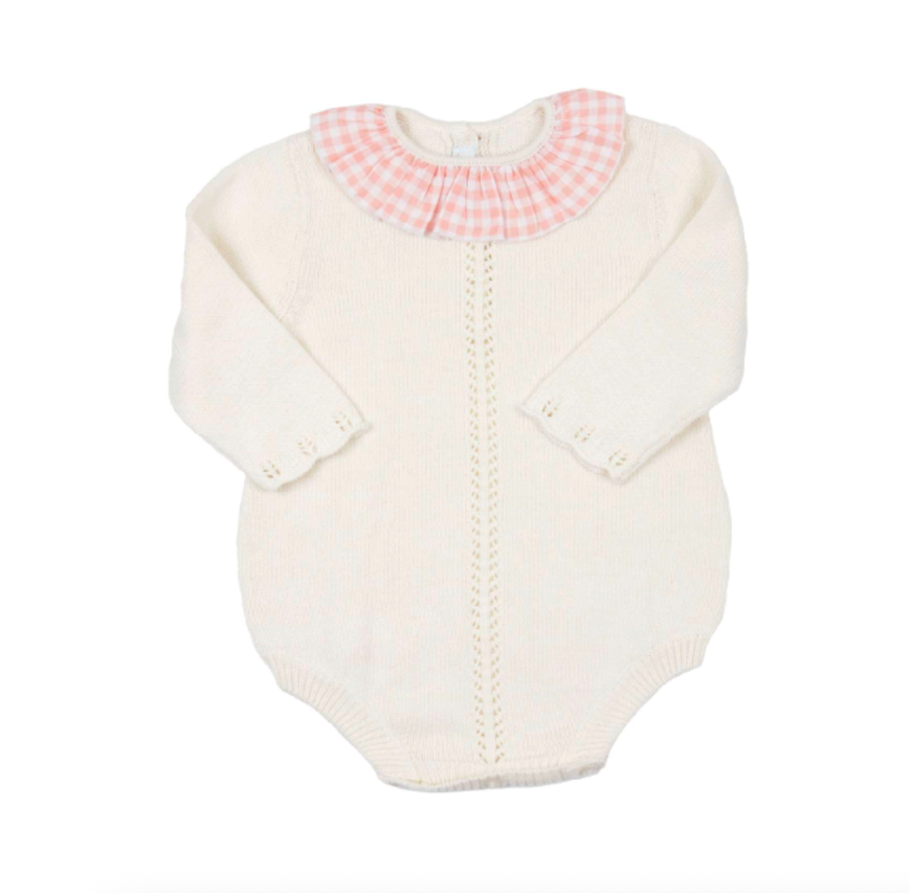 Colette Knit Bubble Romper - Ivory Multi from Anderson Parker