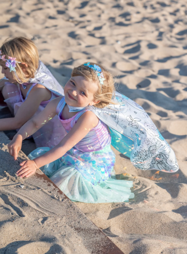 Colour-A-Cape Mermaid Dreamscape Size 4-6 from Anderson Parker