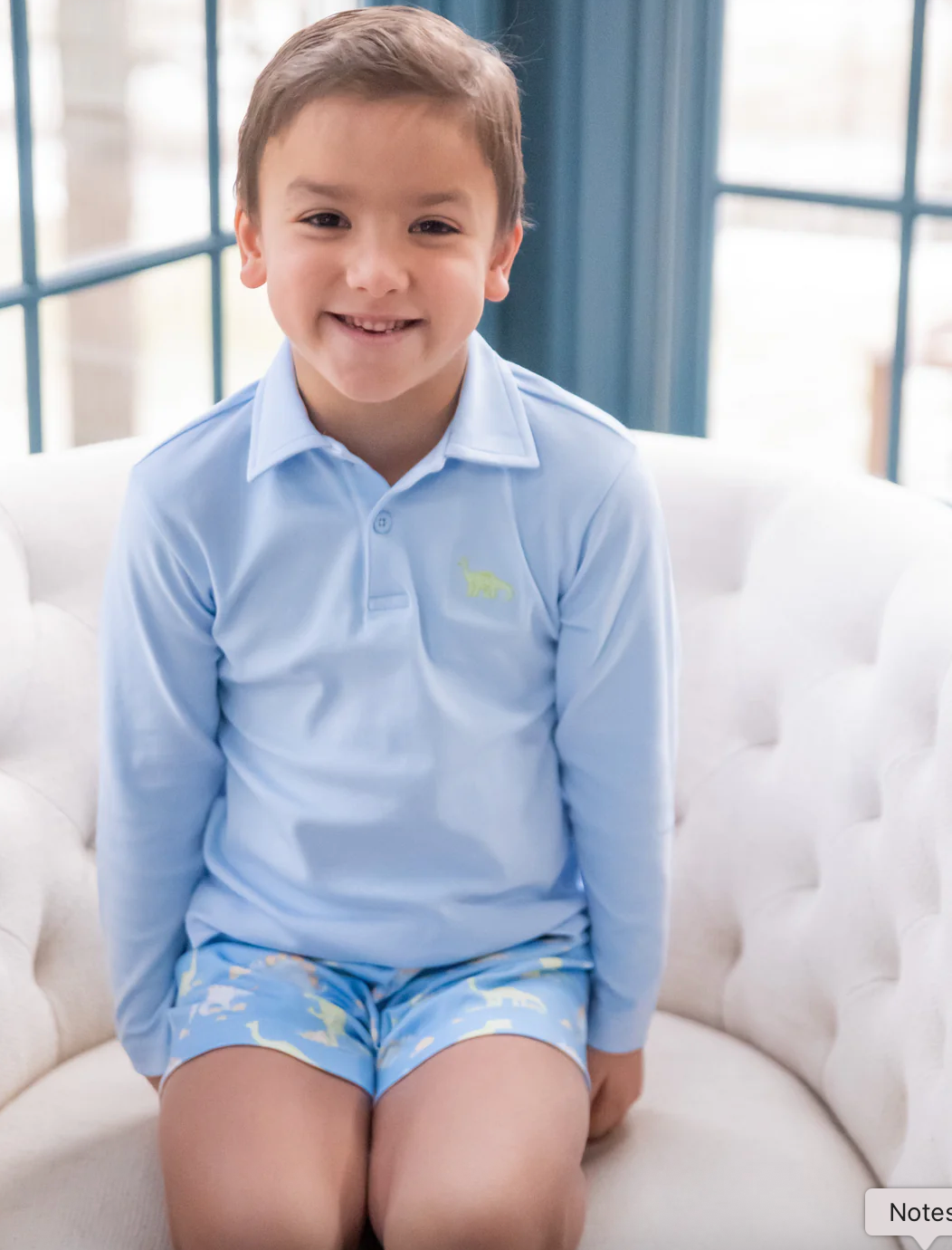 Conrad Short Set - Dinosaur Knit from Anderson Parker