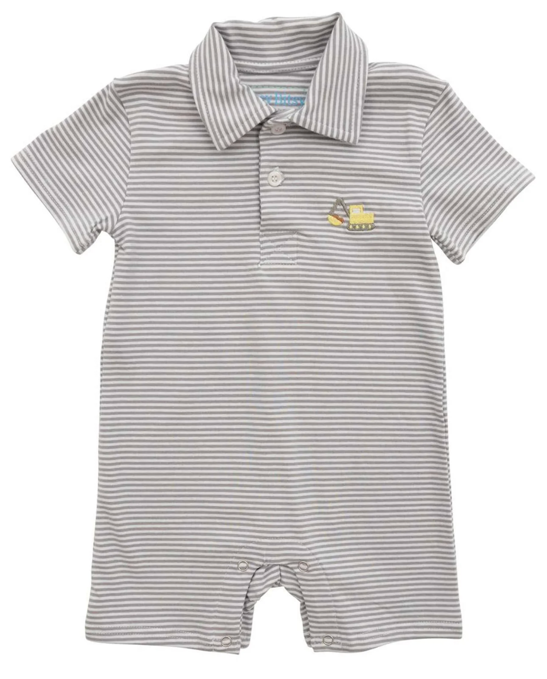 Construction Polo Romper from Anderson Parker