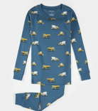 Construction Print PJ Set on Cobalt Blue from Anderson Parker