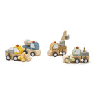 Construction Vehicle Wooden Wind-Up Truck Asst 4 Designs from Anderson Parker