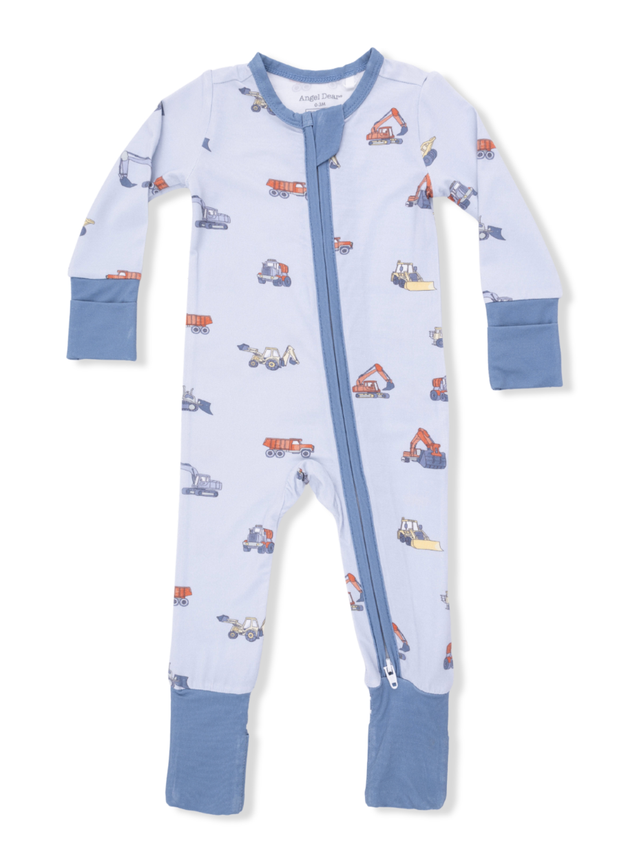 Construction Vehicles - Convertible Romper from Anderson Parker