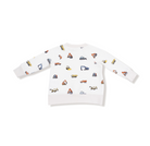 Construction Vehicles - French Terry - Raglan Sweatshirt And Jogger Set from Anderson Parker