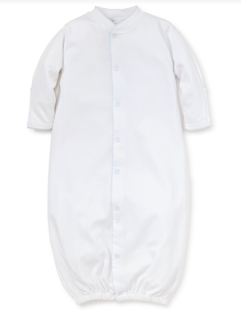 Convertible Gown - White w/ Blue Trim from Anderson Parker