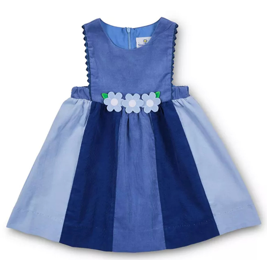 Corduroy Jumper With Flowers from Anderson Parker