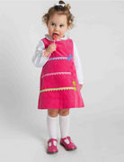 Corduroy Jumper With Hearts with Undershirt from Anderson Parker