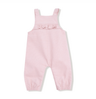 Corduroy - Veiled Pink - Yoke Ruffle Overall from Anderson Parker