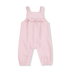 Corduroy - Veiled Pink - Yoke Ruffle Overall from Anderson Parker