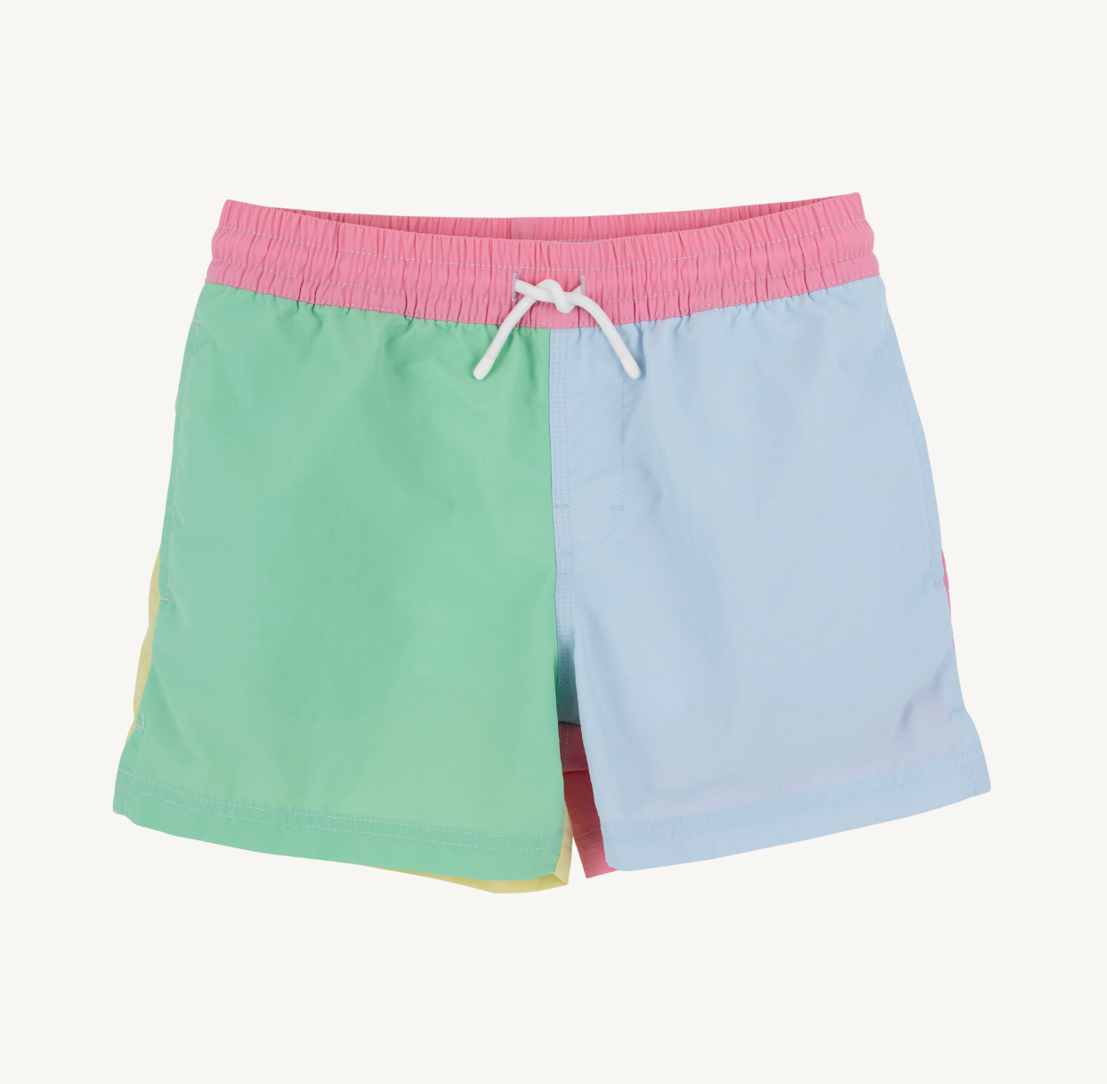 Country Club Colorblock Trunk - Grace Bay Green/Buckhead Blue/Lake Worth Yellow/Hamptons Hot Pink from Anderson Parker