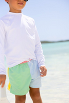 Country Club Colorblock Trunk - Grace Bay Green/Buckhead Blue/Lake Worth Yellow/Hamptons Hot Pink from Anderson Parker