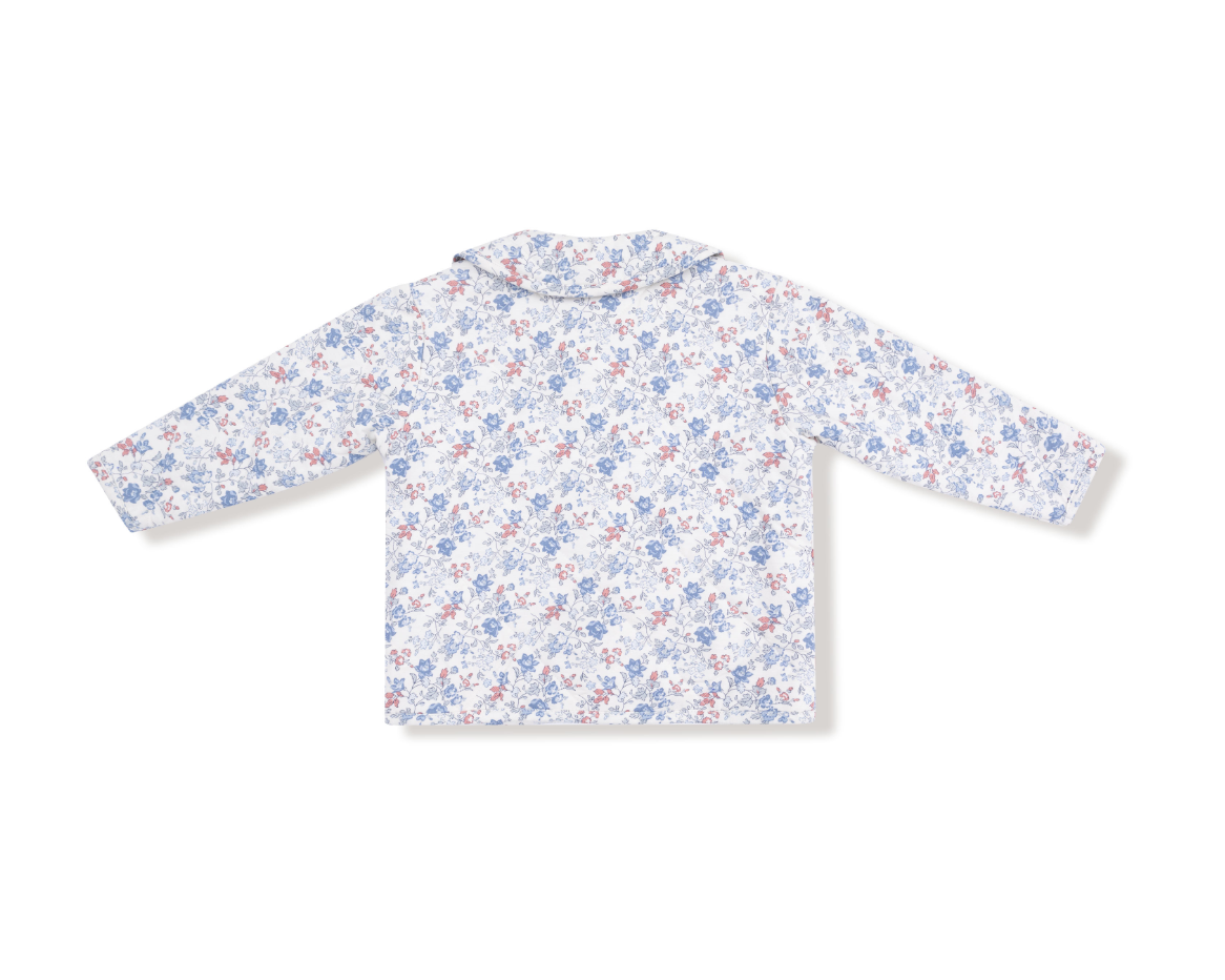 Country Girl Floral - Quilted Jacket W/ Peterpan Collar from Anderson Parker