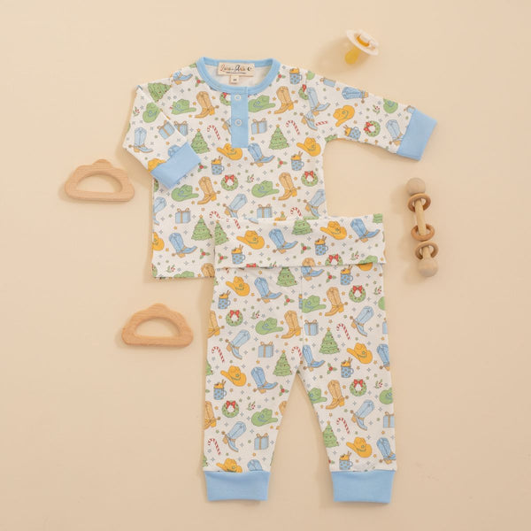 Cowboy Christmas Sky 2pc Pant Set from Anderson Parker