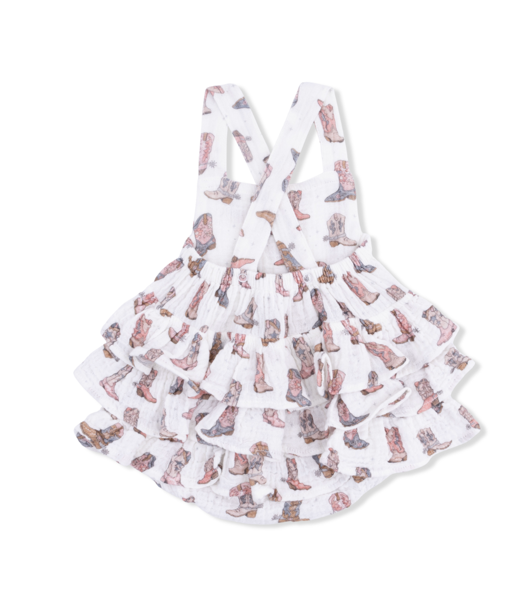 Cowgirl Boots - Ruffle Sunsuit from Anderson Parker
