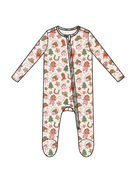 Cowgirl Christmas - 2 Way Zipper Ruffle Back Footie from Anderson Parker