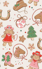 Cowgirl Christmas - 2 Way Zipper Ruffle Back Footie from Anderson Parker