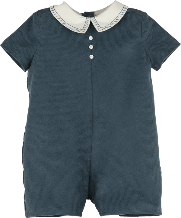 Cozy Corduroy Boy Bubble - Blue from Anderson Parker