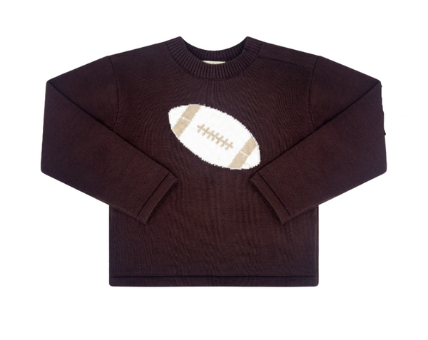 Cozy Up Sweater - Brown Football from Anderson Parker
