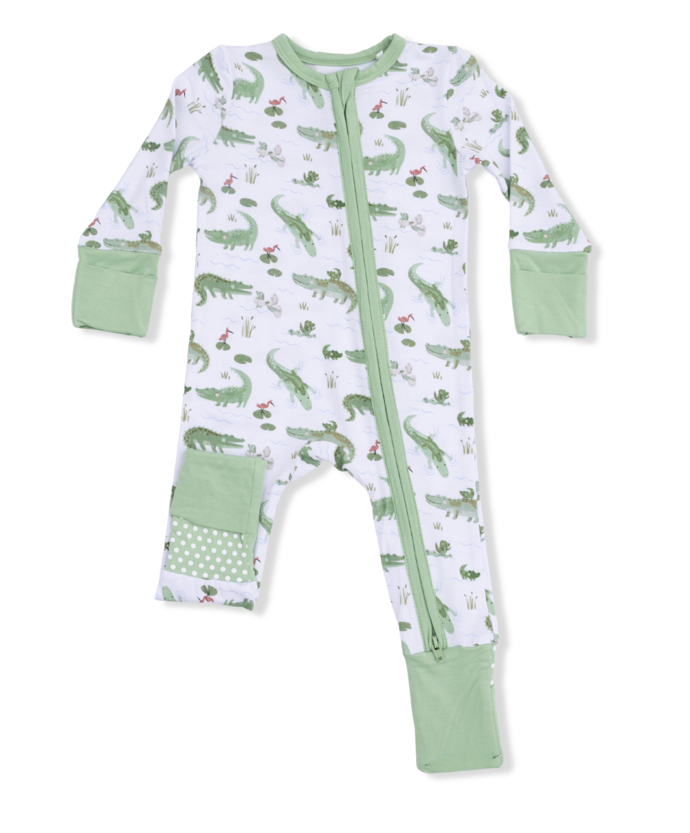 Crayon Alligators - Convertible Romper from Anderson Parker