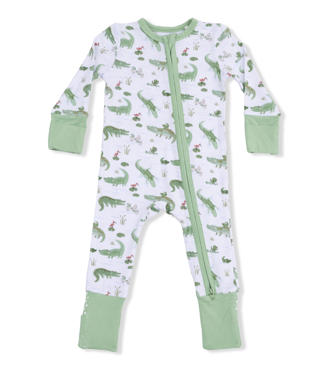 Crayon Alligators - Convertible Romper from Anderson Parker