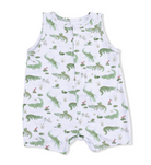 Crayon Alligators - Sleeveless Shortie Romper from Anderson Parker